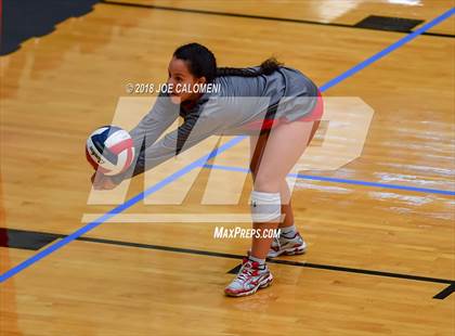 Thumbnail 3 in Boerne-Champion vs Lee [Robert E.] (NEISD Volleyball Tournament) photogallery.
