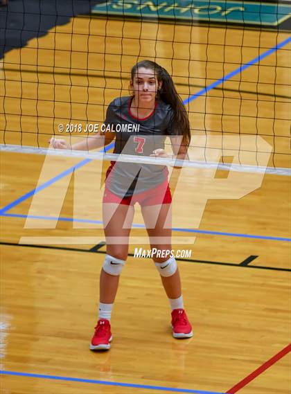 Thumbnail 3 in Boerne-Champion vs Lee [Robert E.] (NEISD Volleyball Tournament) photogallery.