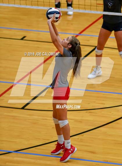 Thumbnail 1 in Boerne-Champion vs Lee [Robert E.] (NEISD Volleyball Tournament) photogallery.