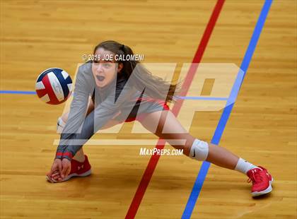 Thumbnail 1 in Boerne-Champion vs Lee [Robert E.] (NEISD Volleyball Tournament) photogallery.