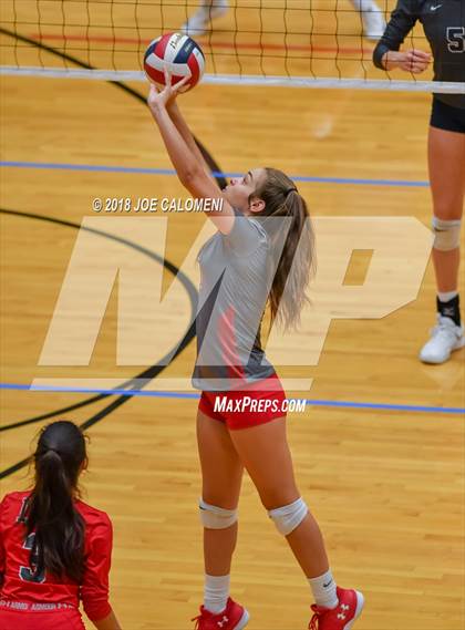 Thumbnail 2 in Boerne-Champion vs Lee [Robert E.] (NEISD Volleyball Tournament) photogallery.