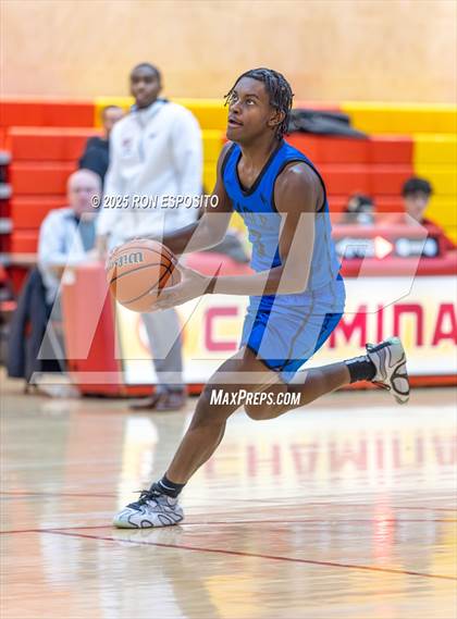 Thumbnail 1 in Half Hollow Hills East vs Eagle Academy (Gary Charles Hoops Classic)  photogallery.