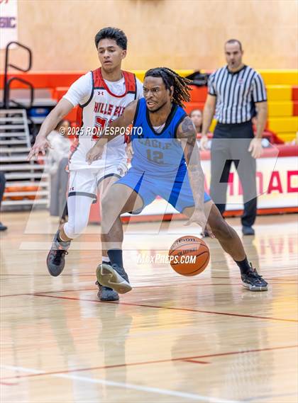 Thumbnail 1 in Half Hollow Hills East vs Eagle Academy (Gary Charles Hoops Classic)  photogallery.