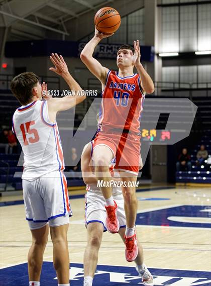 Thumbnail 2 in Wayne Trace vs. West Noble (PSM Holiday Shootout) photogallery.