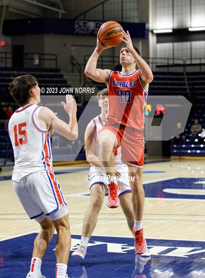 Thumbnail 1 in Wayne Trace vs. West Noble (PSM Holiday Shootout) photogallery.