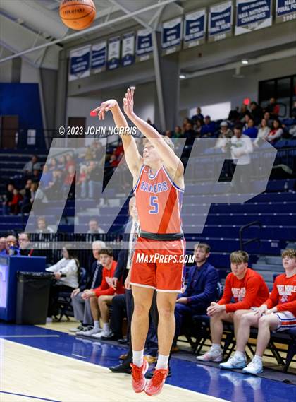 Thumbnail 2 in Wayne Trace vs. West Noble (PSM Holiday Shootout) photogallery.