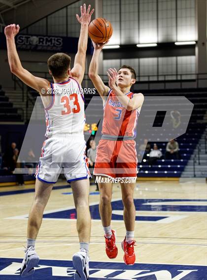 Thumbnail 1 in Wayne Trace vs. West Noble (PSM Holiday Shootout) photogallery.