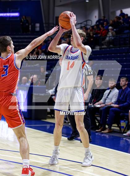 Thumbnail 2 in Wayne Trace vs. West Noble (PSM Holiday Shootout) photogallery.