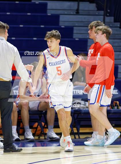 Thumbnail 1 in Wayne Trace vs. West Noble (PSM Holiday Shootout) photogallery.