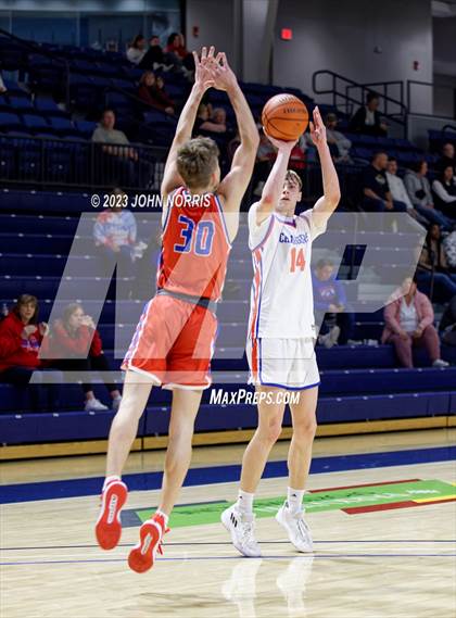 Thumbnail 3 in Wayne Trace vs. West Noble (PSM Holiday Shootout) photogallery.