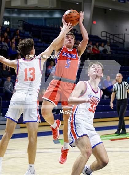 Thumbnail 2 in Wayne Trace vs. West Noble (PSM Holiday Shootout) photogallery.