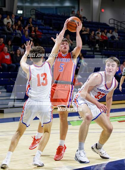 Thumbnail 1 in Wayne Trace vs. West Noble (PSM Holiday Shootout) photogallery.