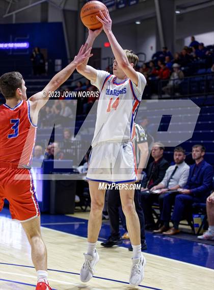 Thumbnail 3 in Wayne Trace vs. West Noble (PSM Holiday Shootout) photogallery.