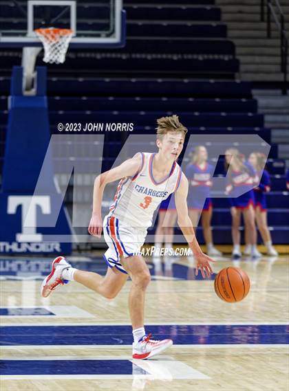Thumbnail 1 in Wayne Trace vs. West Noble (PSM Holiday Shootout) photogallery.