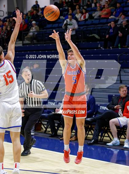 Thumbnail 3 in Wayne Trace vs. West Noble (PSM Holiday Shootout) photogallery.