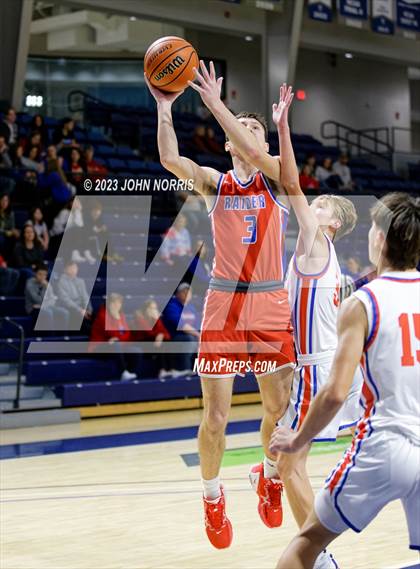 Thumbnail 2 in Wayne Trace vs. West Noble (PSM Holiday Shootout) photogallery.