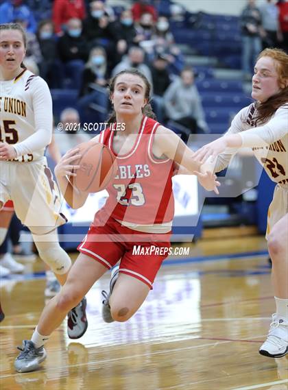 Thumbnail 3 in Peebles vs Berne Union (OHSAA D4 Regional Semifinal) photogallery.