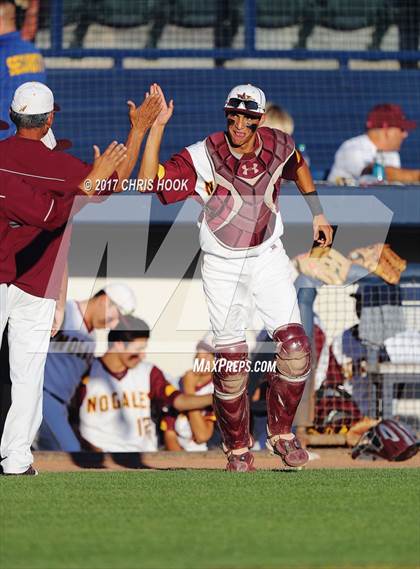 Thumbnail 2 in Nogales vs. Salpointe Catholic (AIA 4A Final) photogallery.