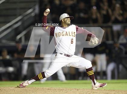 Thumbnail 1 in Nogales vs. Salpointe Catholic (AIA 4A Final) photogallery.