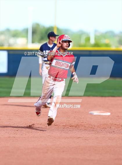 Thumbnail 2 in Brighton vs Legacy (CHSAA 5A Region 2 Playoff) photogallery.