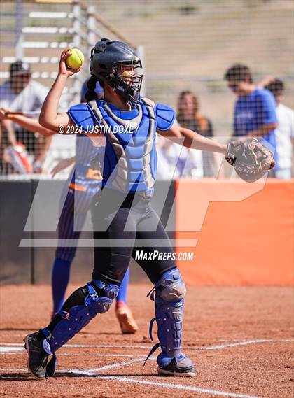 Thumbnail 2 in Coleville vs. Pahranagat Valley (NIAA Class 1A State Playoff Final) photogallery.