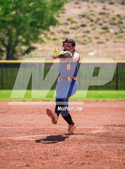 Thumbnail 2 in Coleville vs. Pahranagat Valley (NIAA Class 1A State Playoff Final) photogallery.