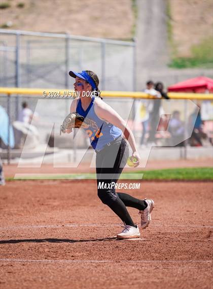 Thumbnail 2 in Coleville vs. Pahranagat Valley (NIAA Class 1A State Playoff Final) photogallery.