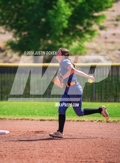Thumbnail 2 in Coleville vs. Pahranagat Valley (NIAA Class 1A State Playoff Final) photogallery.