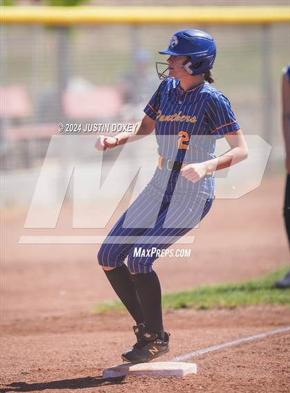 Thumbnail 3 in Coleville vs. Pahranagat Valley (NIAA Class 1A State Playoff Final) photogallery.