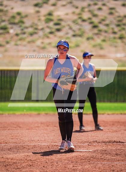 Thumbnail 3 in Coleville vs. Pahranagat Valley (NIAA Class 1A State Playoff Final) photogallery.
