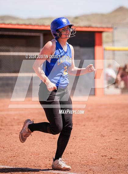 Thumbnail 2 in Coleville vs. Pahranagat Valley (NIAA Class 1A State Playoff Final) photogallery.