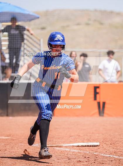 Thumbnail 3 in Coleville vs. Pahranagat Valley (NIAA Class 1A State Playoff Final) photogallery.
