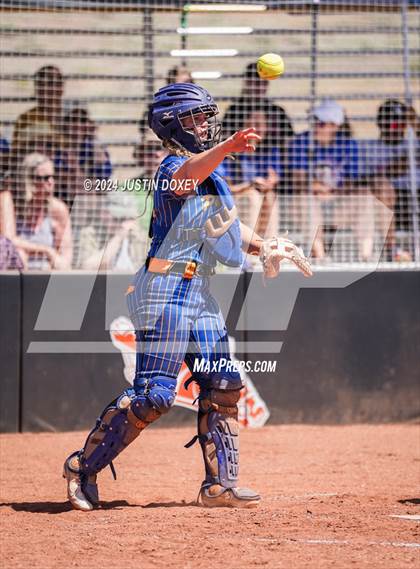 Thumbnail 1 in Coleville vs. Pahranagat Valley (NIAA Class 1A State Playoff Final) photogallery.