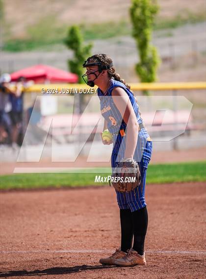 Thumbnail 1 in Coleville vs. Pahranagat Valley (NIAA Class 1A State Playoff Final) photogallery.
