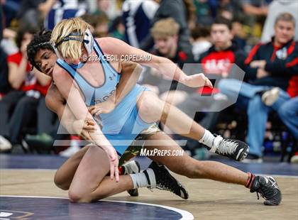Thumbnail 3 in GHSA Boys' 6A Duals Championship photogallery.