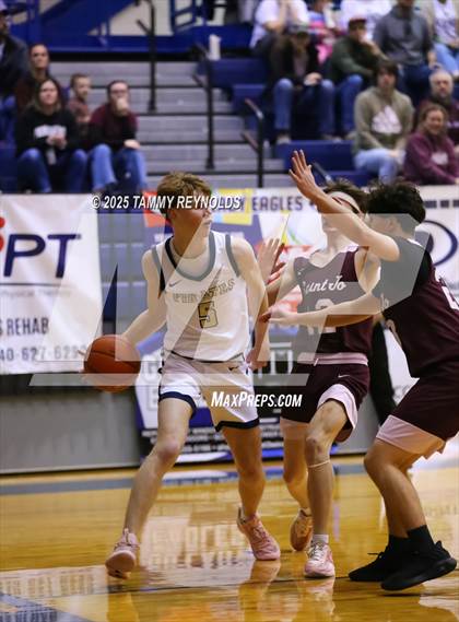 Thumbnail 1 in Perrin-Whitt vs. Saint Jo (UIL Basketball 1A D1 Region 3 Bi-District) photogallery.