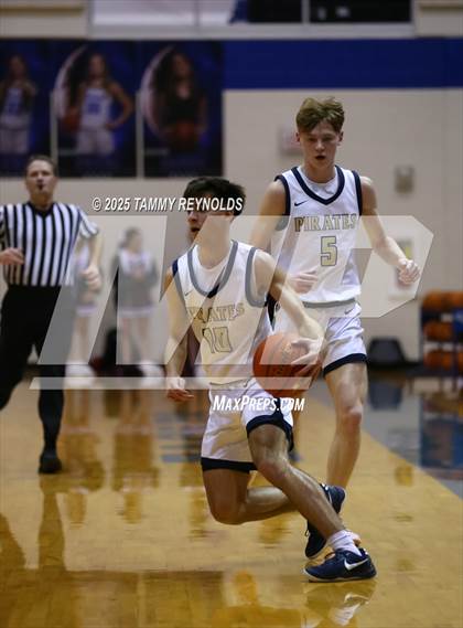 Thumbnail 2 in Perrin-Whitt vs. Saint Jo (UIL Basketball 1A D1 Region 3 Bi-District) photogallery.