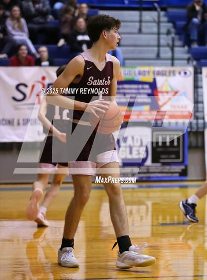 Thumbnail 3 in Perrin-Whitt vs. Saint Jo (UIL Basketball 1A D1 Region 3 Bi-District) photogallery.