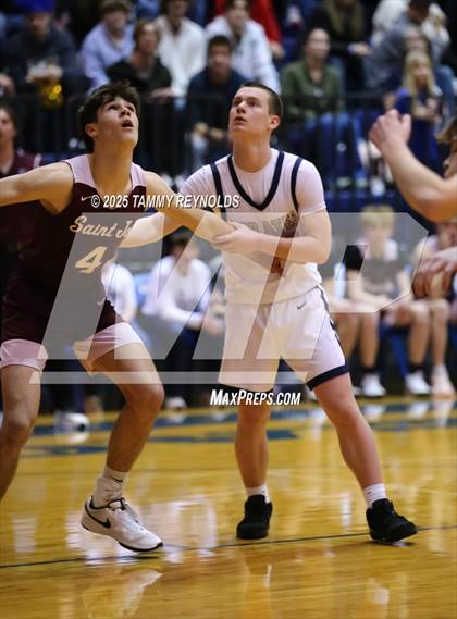 Thumbnail 3 in Perrin-Whitt vs. Saint Jo (UIL Basketball 1A D1 Region 3 Bi-District) photogallery.