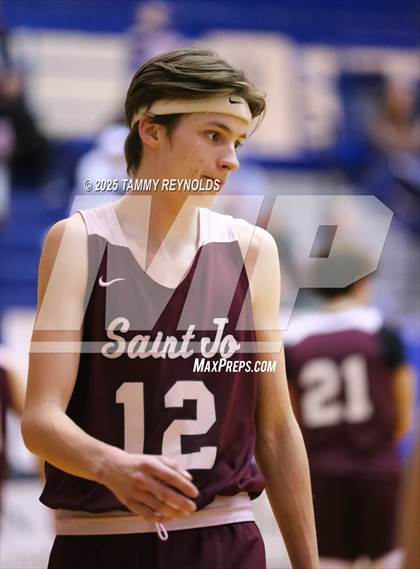 Thumbnail 3 in Perrin-Whitt vs. Saint Jo (UIL Basketball 1A D1 Region 3 Bi-District) photogallery.