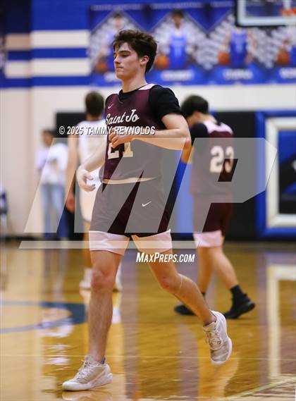Thumbnail 3 in Perrin-Whitt vs. Saint Jo (UIL Basketball 1A D1 Region 3 Bi-District) photogallery.