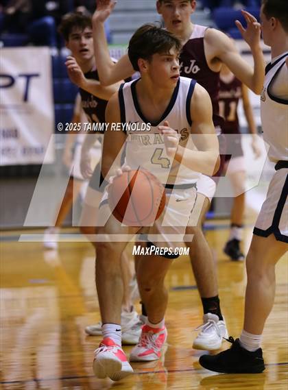 Thumbnail 1 in Perrin-Whitt vs. Saint Jo (UIL Basketball 1A D1 Region 3 Bi-District) photogallery.