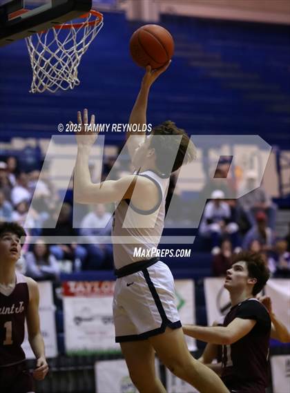 Thumbnail 1 in Perrin-Whitt vs. Saint Jo (UIL Basketball 1A D1 Region 3 Bi-District) photogallery.