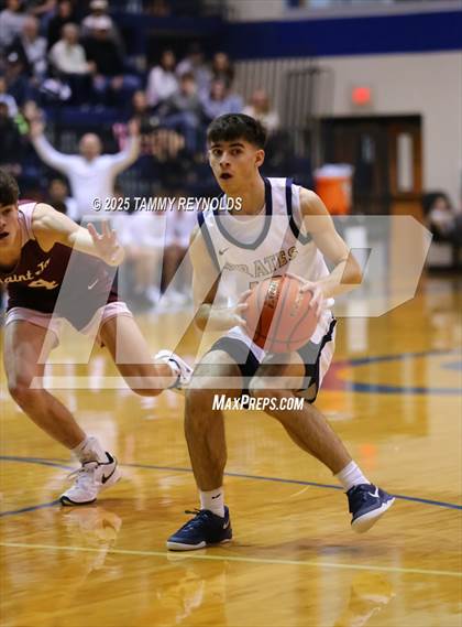 Thumbnail 2 in Perrin-Whitt vs. Saint Jo (UIL Basketball 1A D1 Region 3 Bi-District) photogallery.