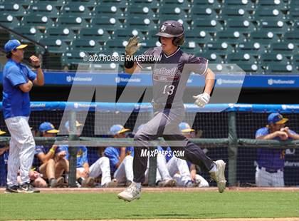 Thumbnail 2 in Nazareth vs. Fayetteville (UIL 1A Baseball State Semifinal) photogallery.