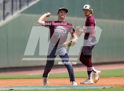 Thumbnail 1 in Nazareth vs. Fayetteville (UIL 1A Baseball State Semifinal) photogallery.