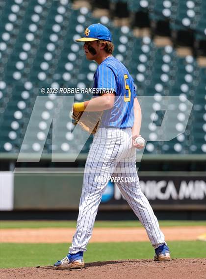 Thumbnail 3 in Nazareth vs. Fayetteville (UIL 1A Baseball State Semifinal) photogallery.