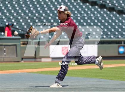 Thumbnail 3 in Nazareth vs. Fayetteville (UIL 1A Baseball State Semifinal) photogallery.