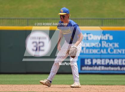 Thumbnail 3 in Nazareth vs. Fayetteville (UIL 1A Baseball State Semifinal) photogallery.