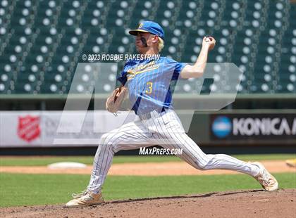 Thumbnail 3 in Nazareth vs. Fayetteville (UIL 1A Baseball State Semifinal) photogallery.